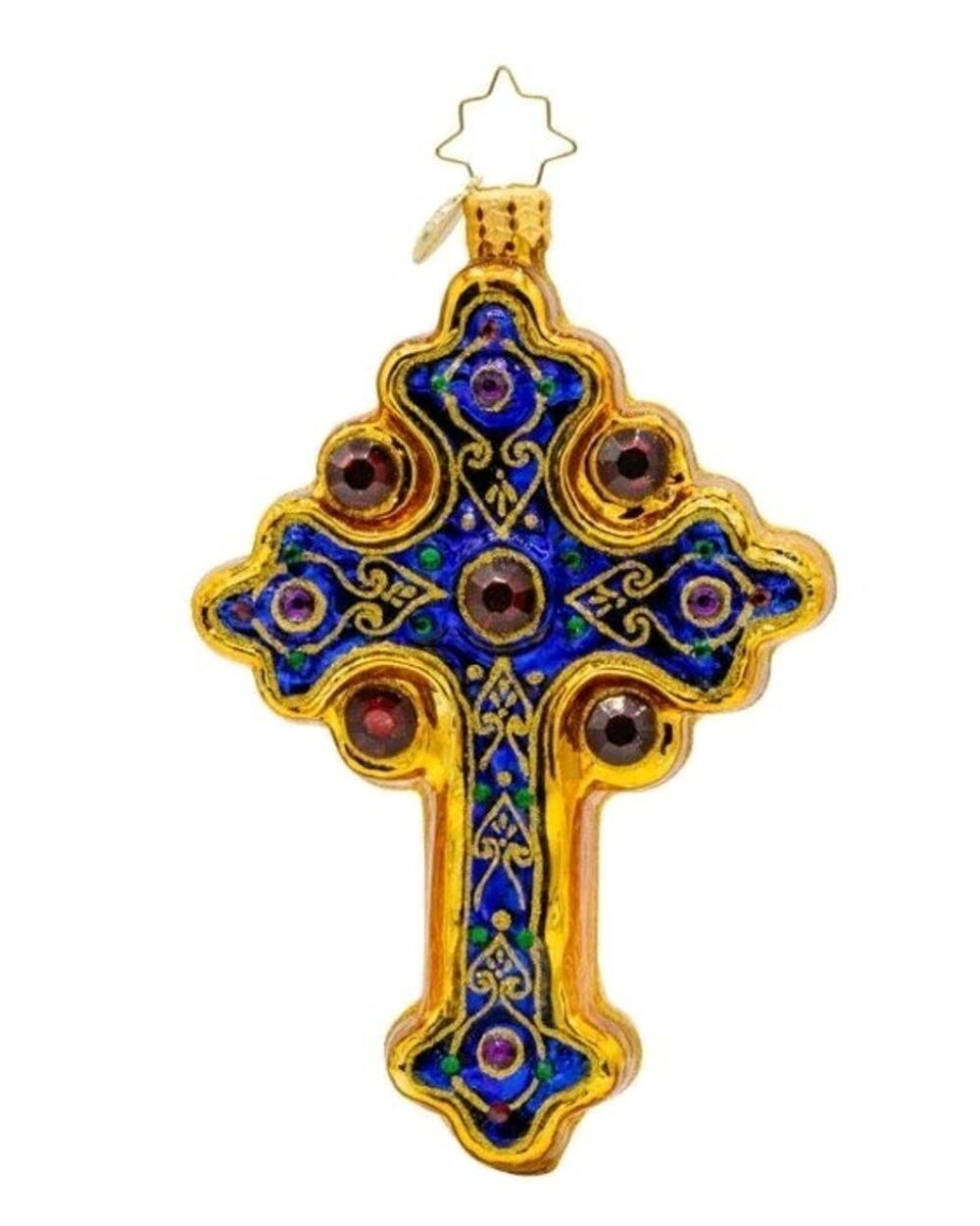 Christopher Radko Blessed Beacon Hand Blown Glass Ornament BRAND NEW With Tags